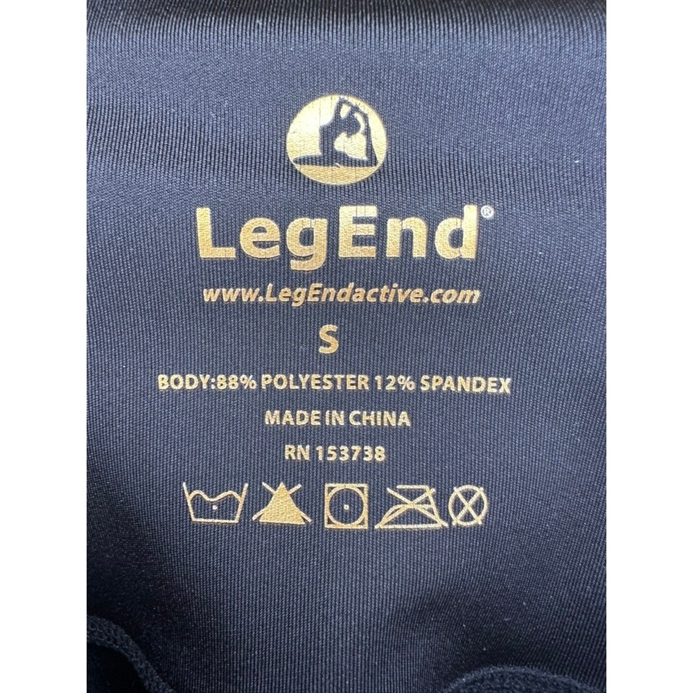 LegEnd Active Black High Waisted Leggings Women's Size S Yoga Pants Workout - Picture 3 of 3